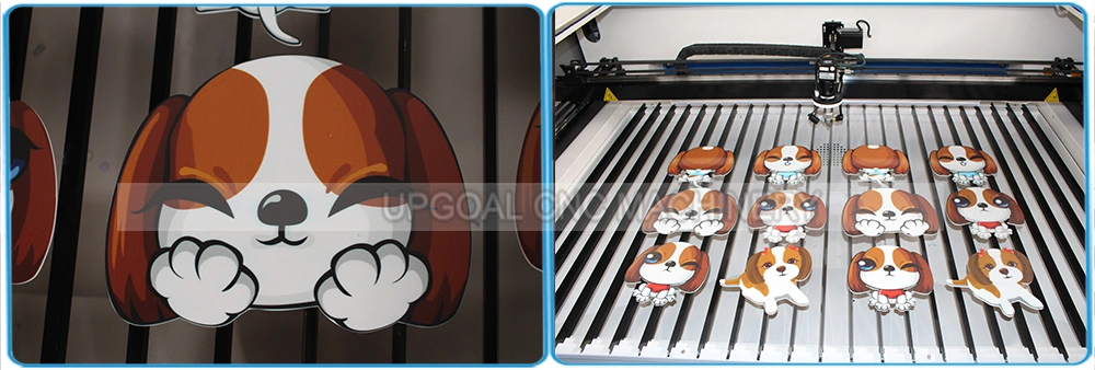 CCD Camera CO2 Laser Cutter Machine for Printed Label/Woven Label