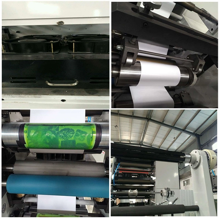 Flexo Label Printing Machine Roll Sticker Coffee Paper Cup Paper Bag Rolling Label Printing Machine China Manufacture