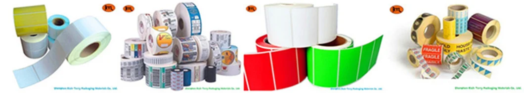 Customize Green /Blue/Red/Orange/White/Purple/Pink Blank Barcode Thermal Printing Label Sticker