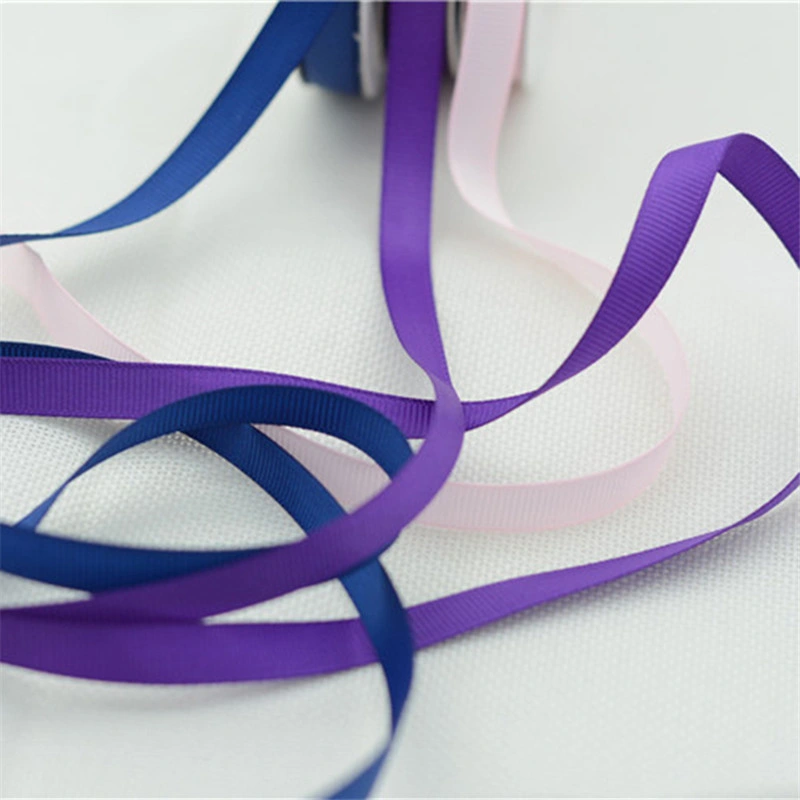 Free Sample Ribbon Natural Ribbon Hair Bow Custom Black Christmas Ribbon for 196 Color