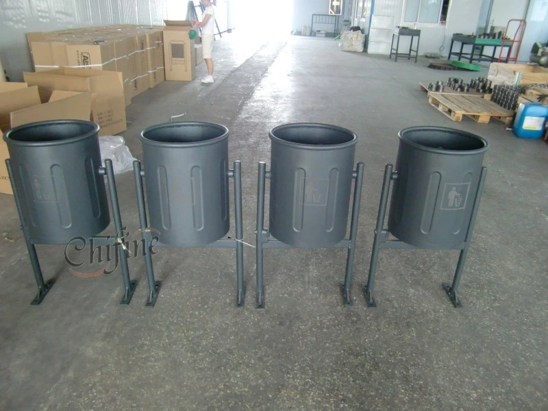 Stainless Steel Outdoor Litter Bin Garbage Bin Trash Bin