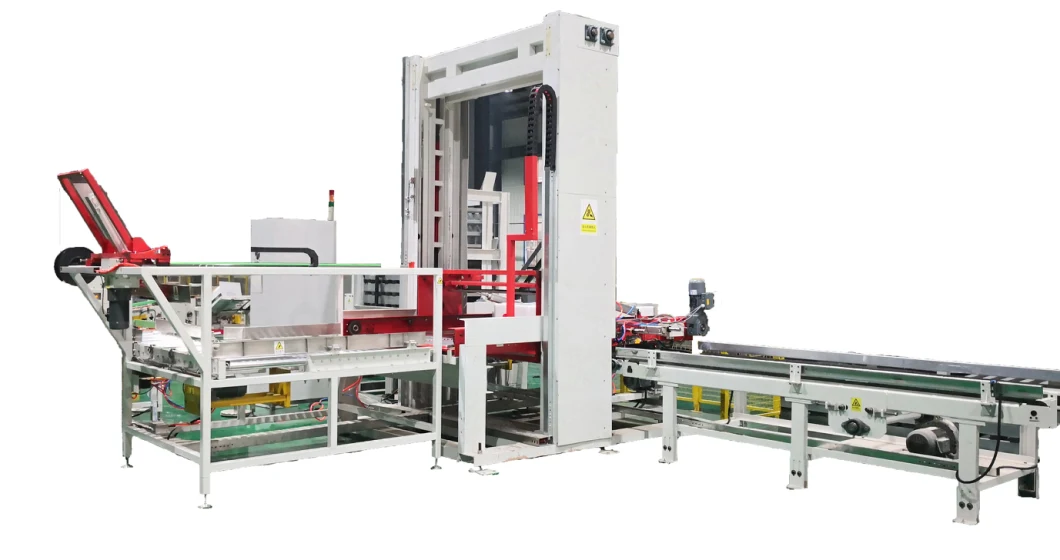 Automatic Gantry Type Side Push Palletizing Palletising Stacking Machine for Snack