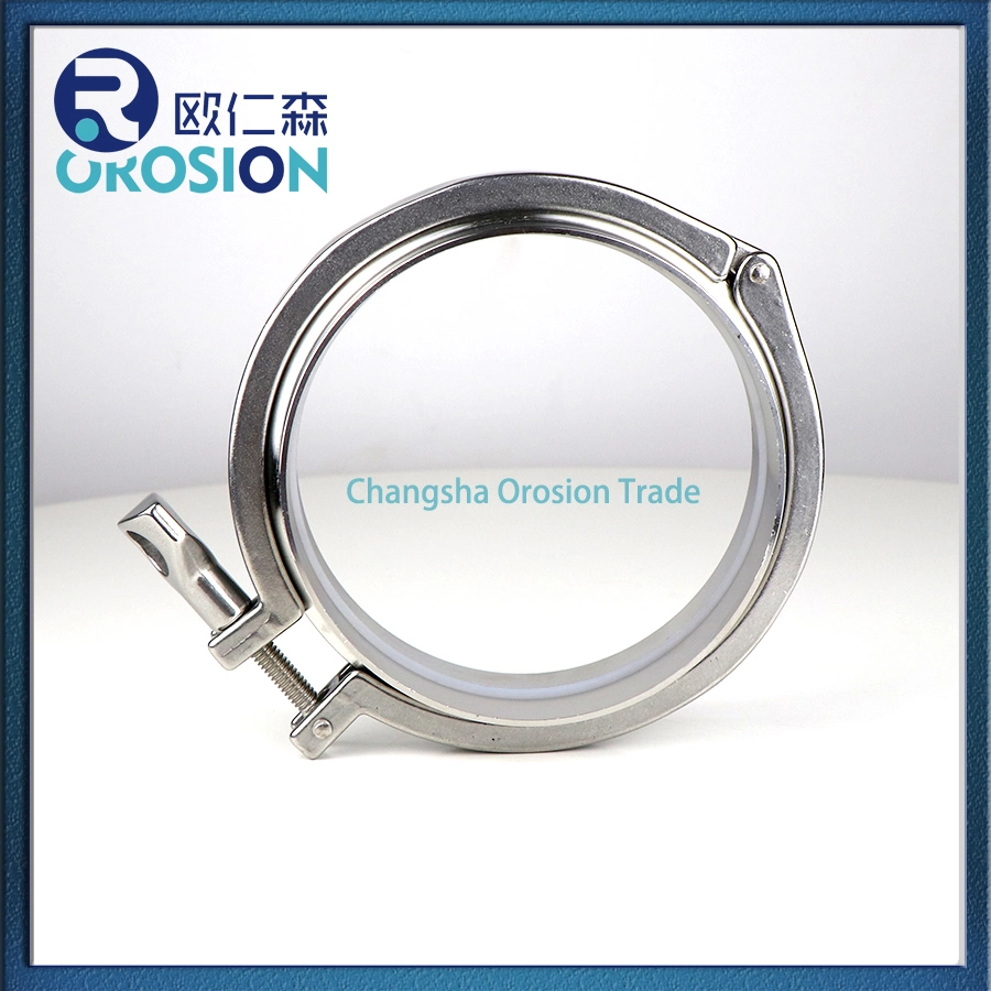 Sanitary Stainless Steel Heavy Duty/Light Duty Pipe Clamp 304 316