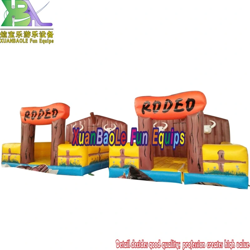 Used Electric Riding Mechanical Bull Wipeout Rodeo Bull Machine, Mechanical with Arena Mattress