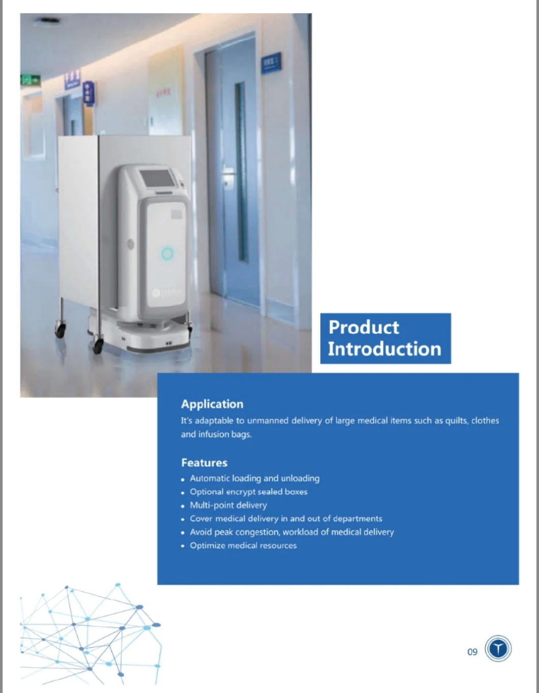 Medical Supplies Management-Automated Delivery Robot Solution