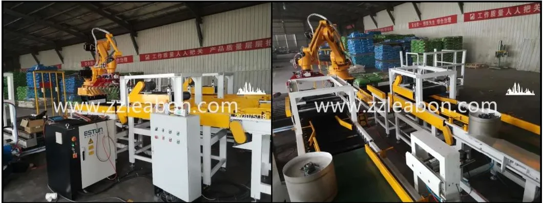 Automatic Bagging Packaging and Palletizing Stacking Machine Robot Palletizing Packing Production Lines