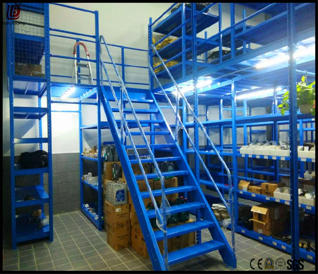 Storage Mezzanine Rack with Floors Attic Shelves