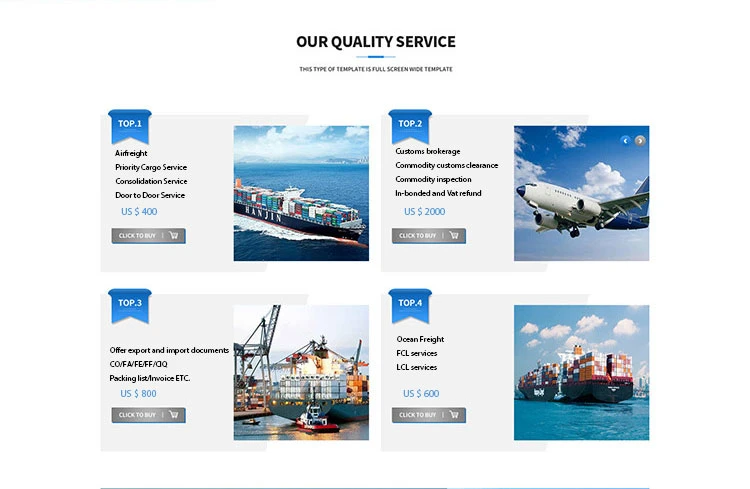 Ocan Fly Logistics Logistics FCL/20gp/40gp/40hq Shipping Container Durban/Cape Town Container Logistic