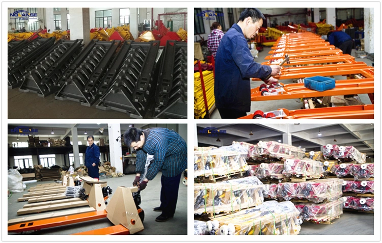China Made Worker Use Scissor Pallet Truck Scissor Pallet Jack Double Pallet Jack for Sale