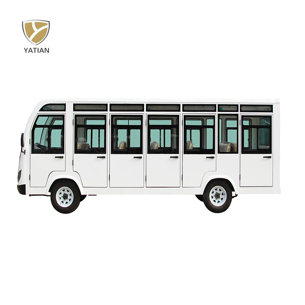 23 Person Enclosed Electric Shuttle Bus Electric Tourist Car Sightseeing Car