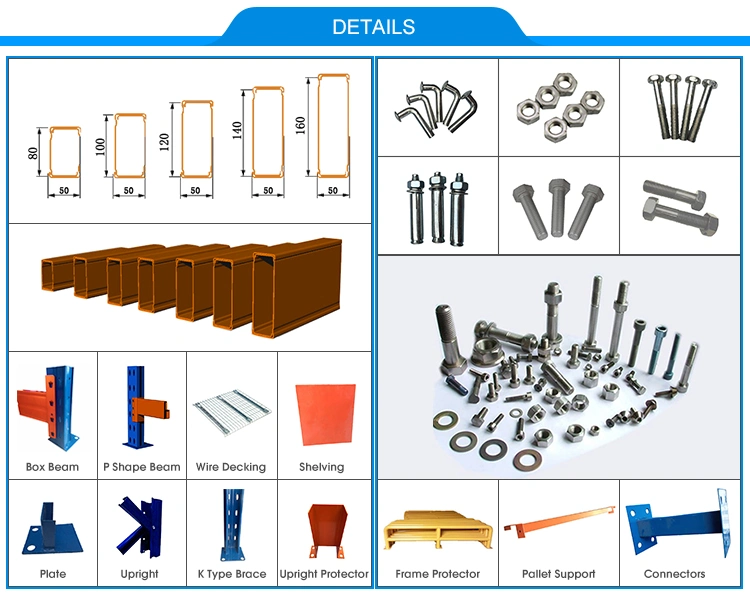 China High Quality Shuttle Racking System Iron Storage Rack