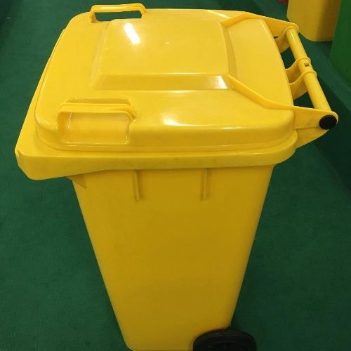 Plastic Waste Bin 120L Bin 120L Garbage Bin Two Wheeled Container Ze-120A-1