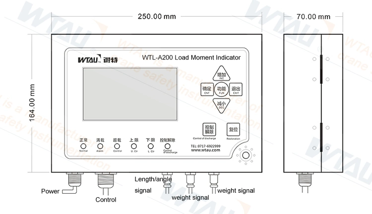 Tadano Truck Crane Load Moment Indicator System Crane Computer Lmi System Wtl A200