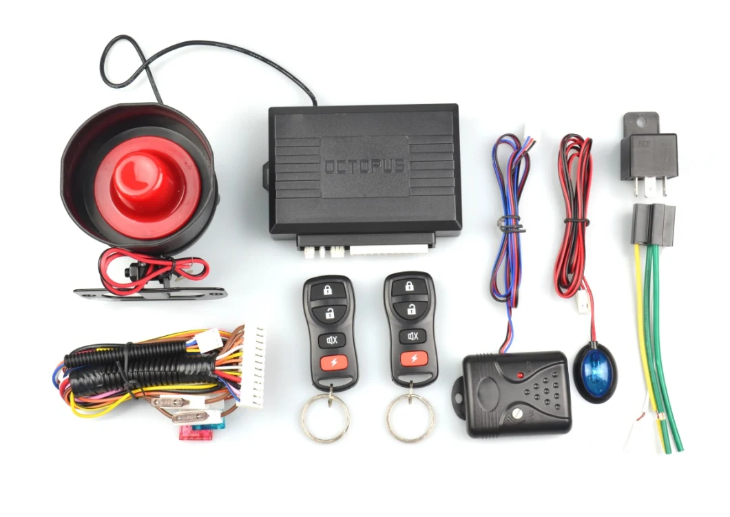 Octopus Car Alarm System Hot Selling Car Security System Remote Control Car Lock System