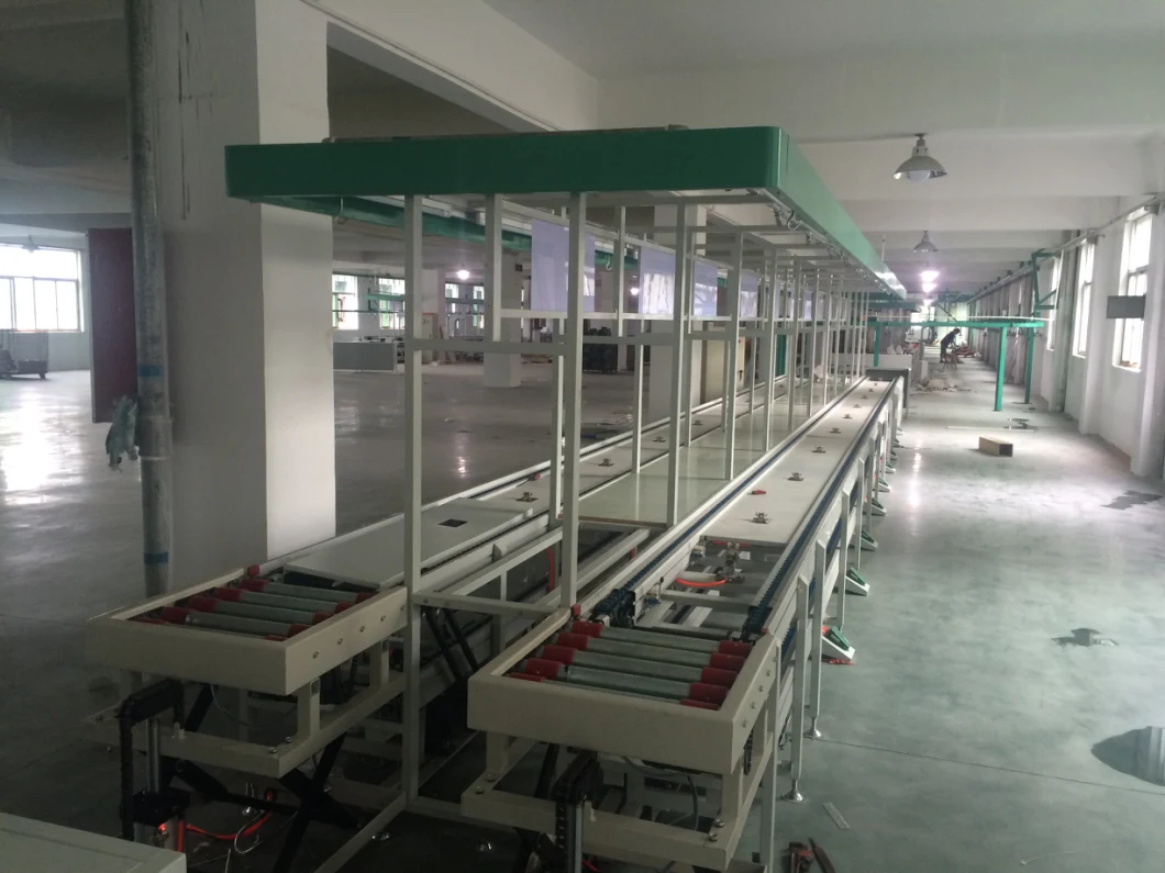 Factory Supply Hot Sale Custom Pallet Conveyor System Transfer System Assembly Line