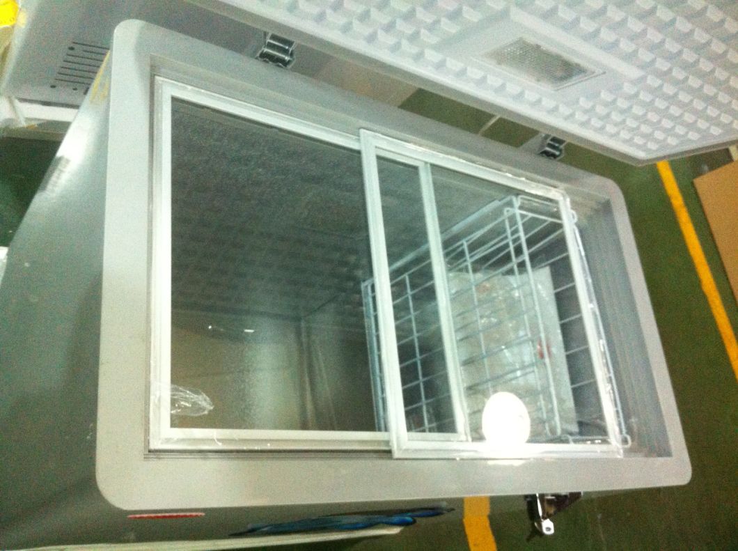 100_300L Single Top Open Solid Single Door Chest Deep Freezer with SAA