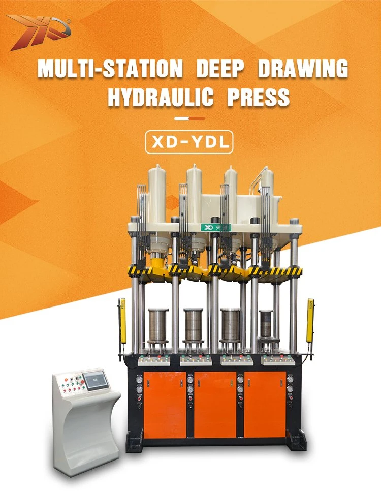 Multi Station Draw Hydraulic Press Small Tonnage Deep Drawing Press