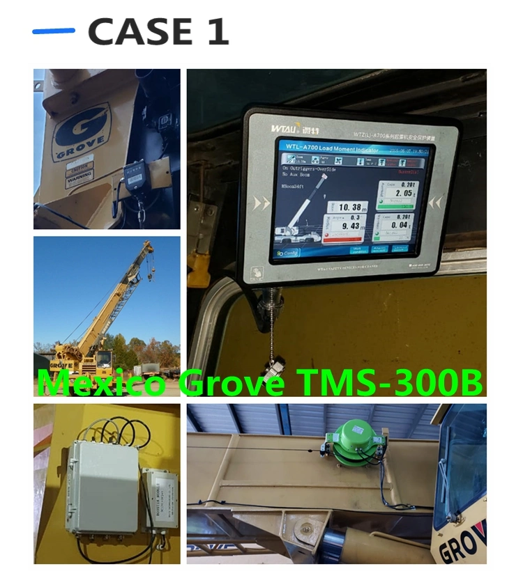 Crane Load Movement Indicator Wtl-A700 Crane Lmi System for Indonesia Malaysia Mobile Crane