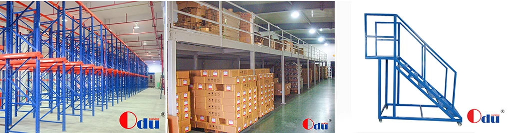 Selective Stacking Galvanized Warehouse Storage Teardrop Shelf Metal Steel Pallet Shuttle Rack