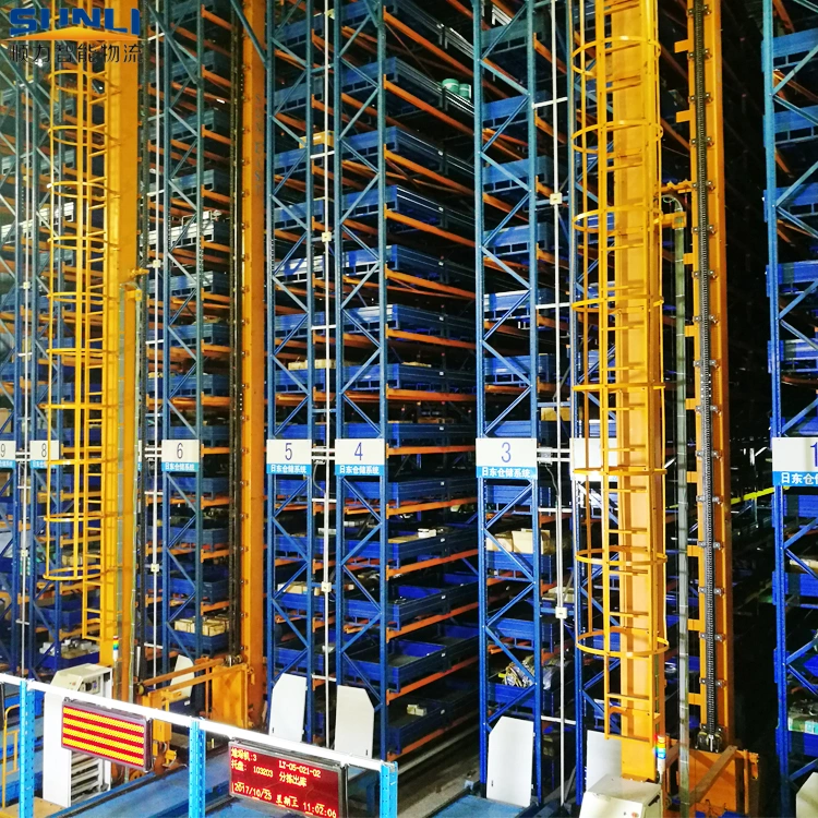 High Density Warehouse Automatic Storage Rack with Shelving Rack (AS/RS)
