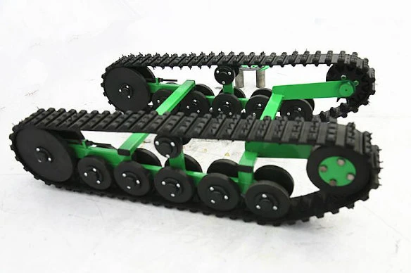 Small Robot Rubber Track Undercarriage (31.5