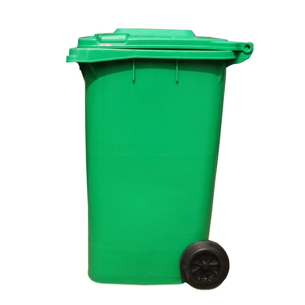 Garbage Bin 120L Plastic Trash Bin Waste Bin with Wheels