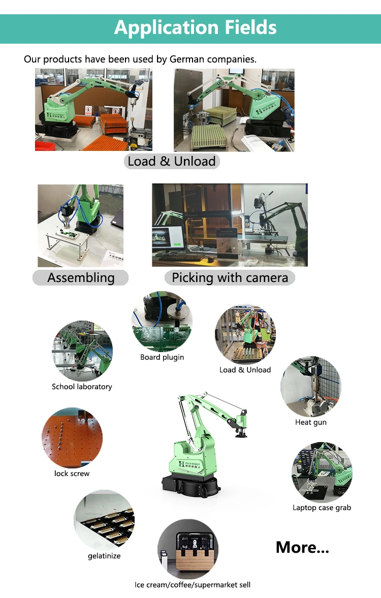 4 Axis Picking and Placing Lifting Loading Industrial Material Handling Equipment Small Industry Robot