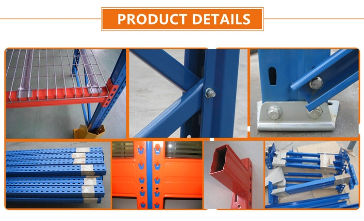 Assembled Double /Single Side Four Row Pallet Racking