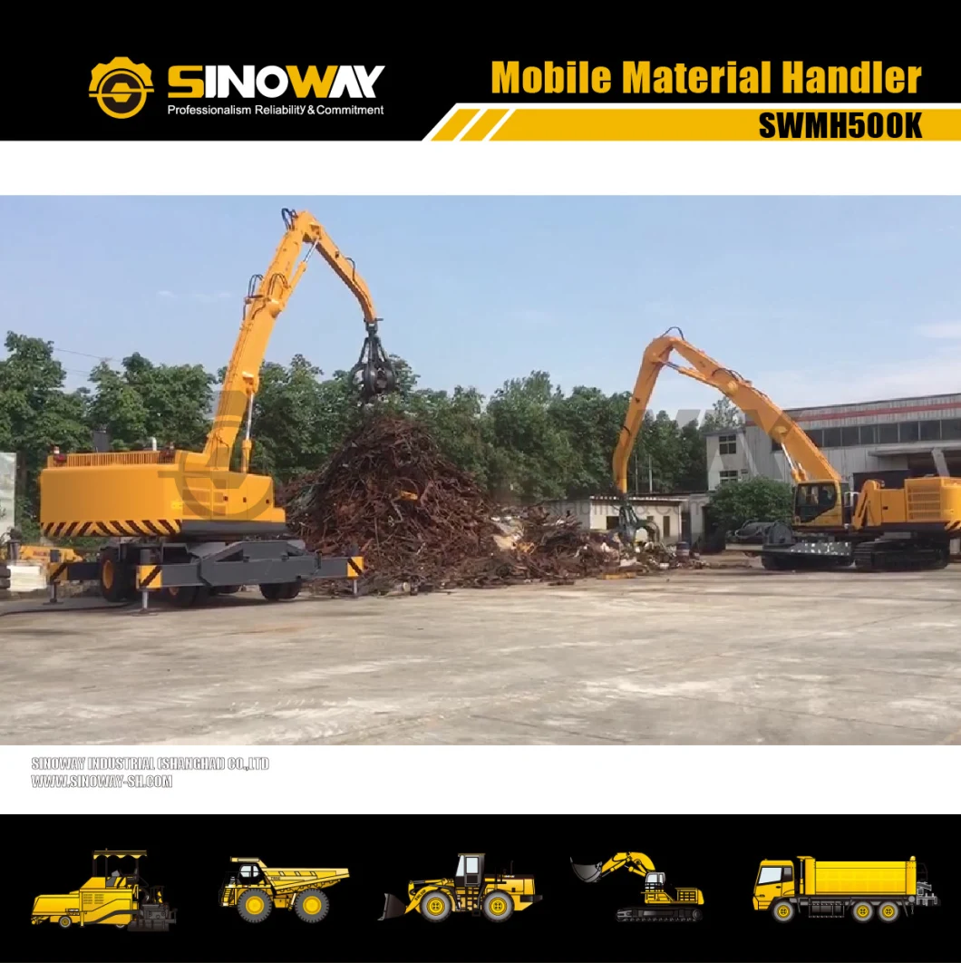 Heavy Duty Mobile Material Handling Equipment 50ton Warehouse Material Handler