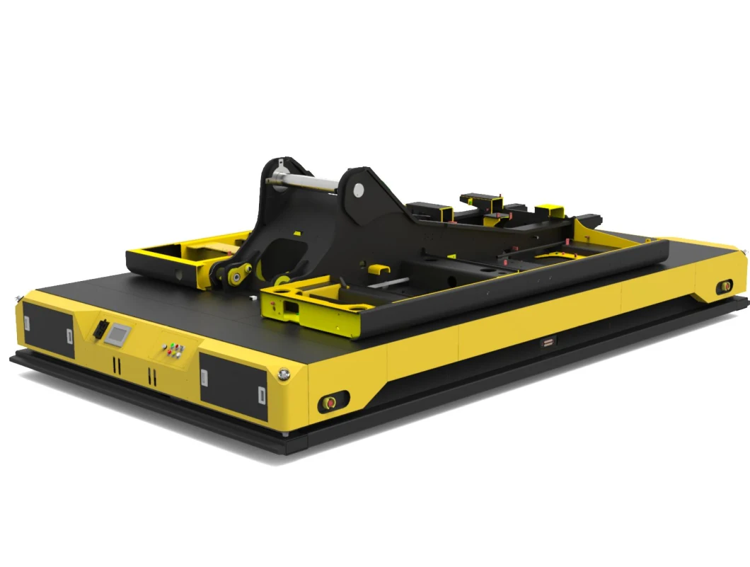Heavy Capacity Lifting Automated Guided Vehicle (AGV) for Excavator Assembly
