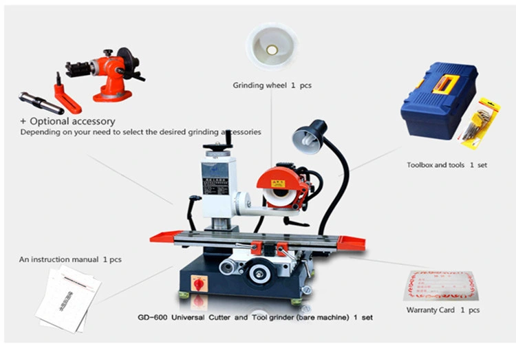 Multi-Functional Tool Grinding Machine Gd-600 Deep Hole Drilling and Grinding Machine