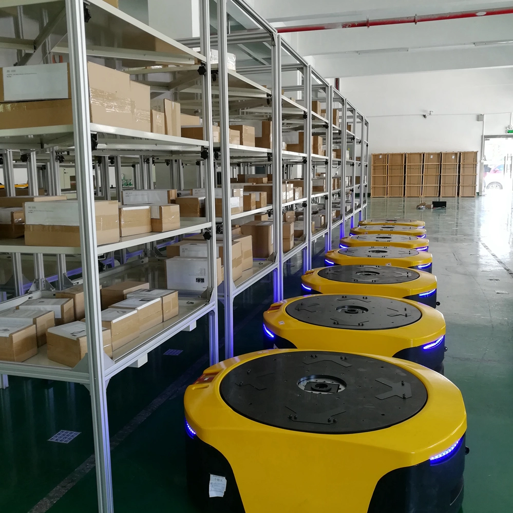 Agv Robot Whicle Automated Warehouse Montacargas Automatico Agv Logistics Industrial Guided Vehicles Precision Robot