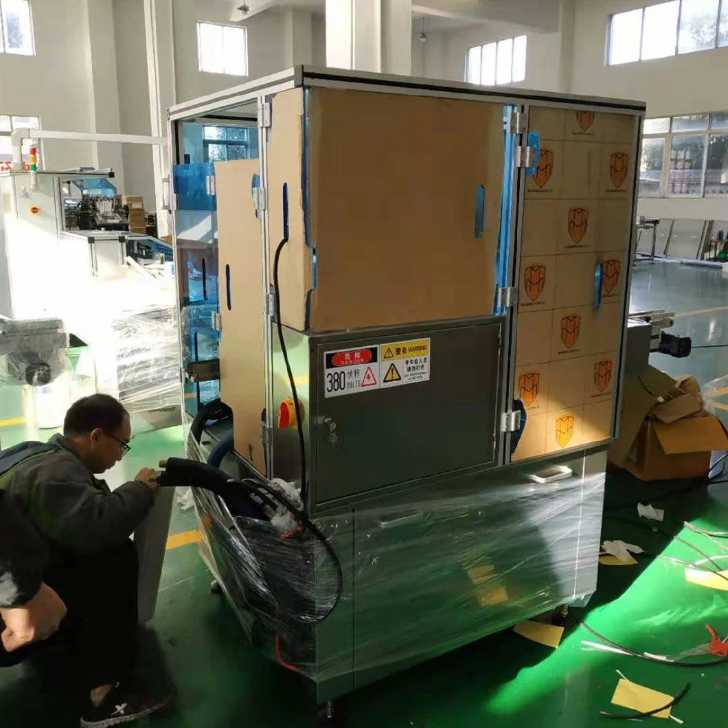 Automatic Carton Box Case Palletizing Robot Machine Packaging Line