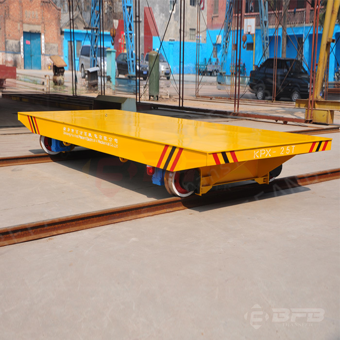 Heavy Load Industry Use Ladle Transfer Cart on Rails for Transfer