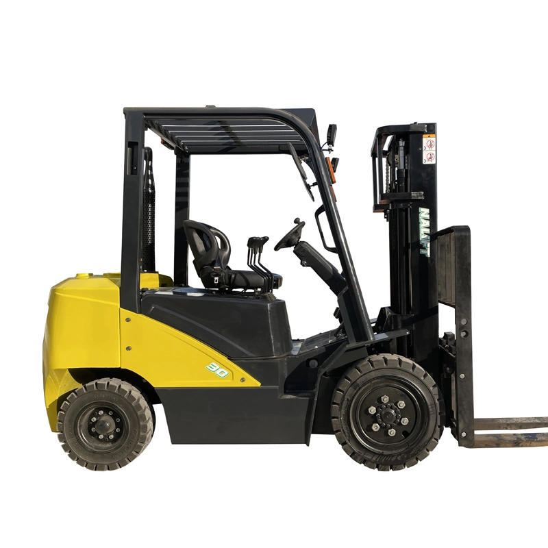 3 Ton Factory Direct Sale Four Wheel Diesel Forklift Pallet Stacker at Low Price