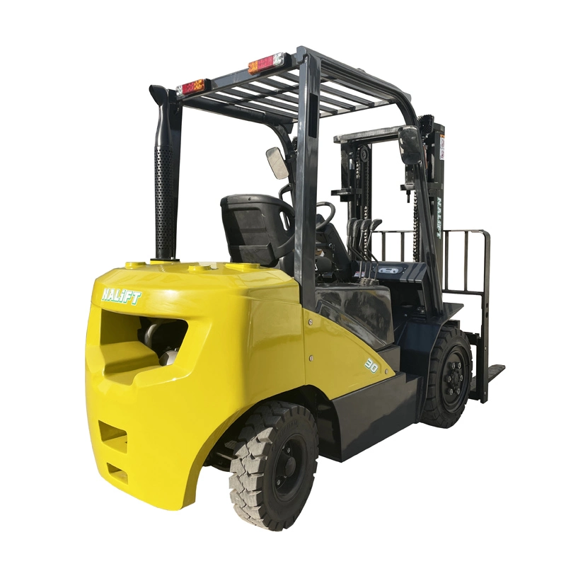 3 Ton Factory Direct Sale Four Wheel Diesel Forklift Pallet Stacker at Low Price