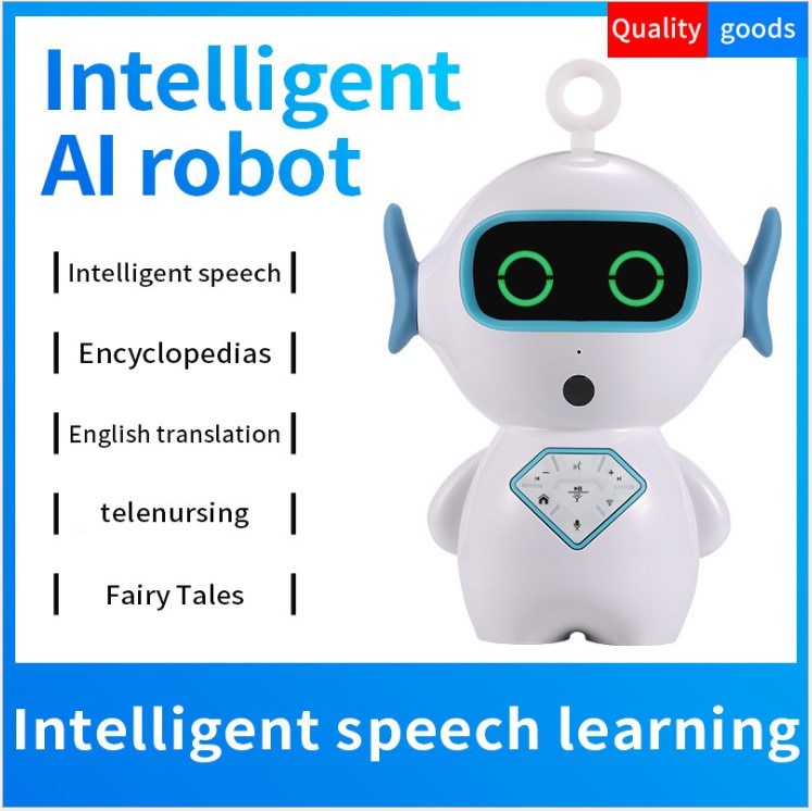 Latest Intelligent Robot Early Education Machine Smart Children Ai Voice Interaction Robot WiFi Toy Baby Learning Story Machine