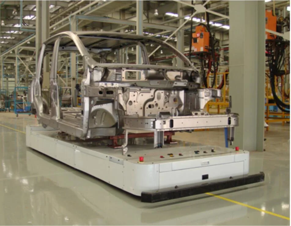 Flat Mobile Platform Automated Guided Vehicle (AGV) for White Car Body Transferring