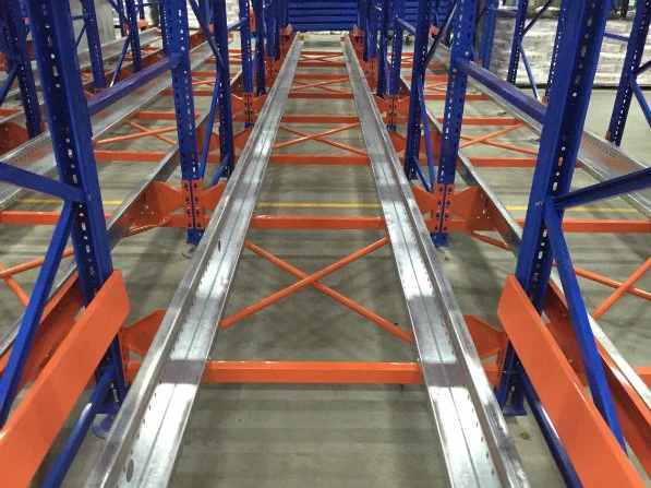 Radio Shuttle Steel Pallet Rack for Industrial Warehouse Storage