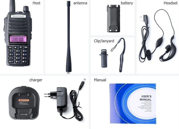 Long Range Baofeng UV-82 8W Digital Two Way Radio Handheld CB Radio Wireless Intercom System