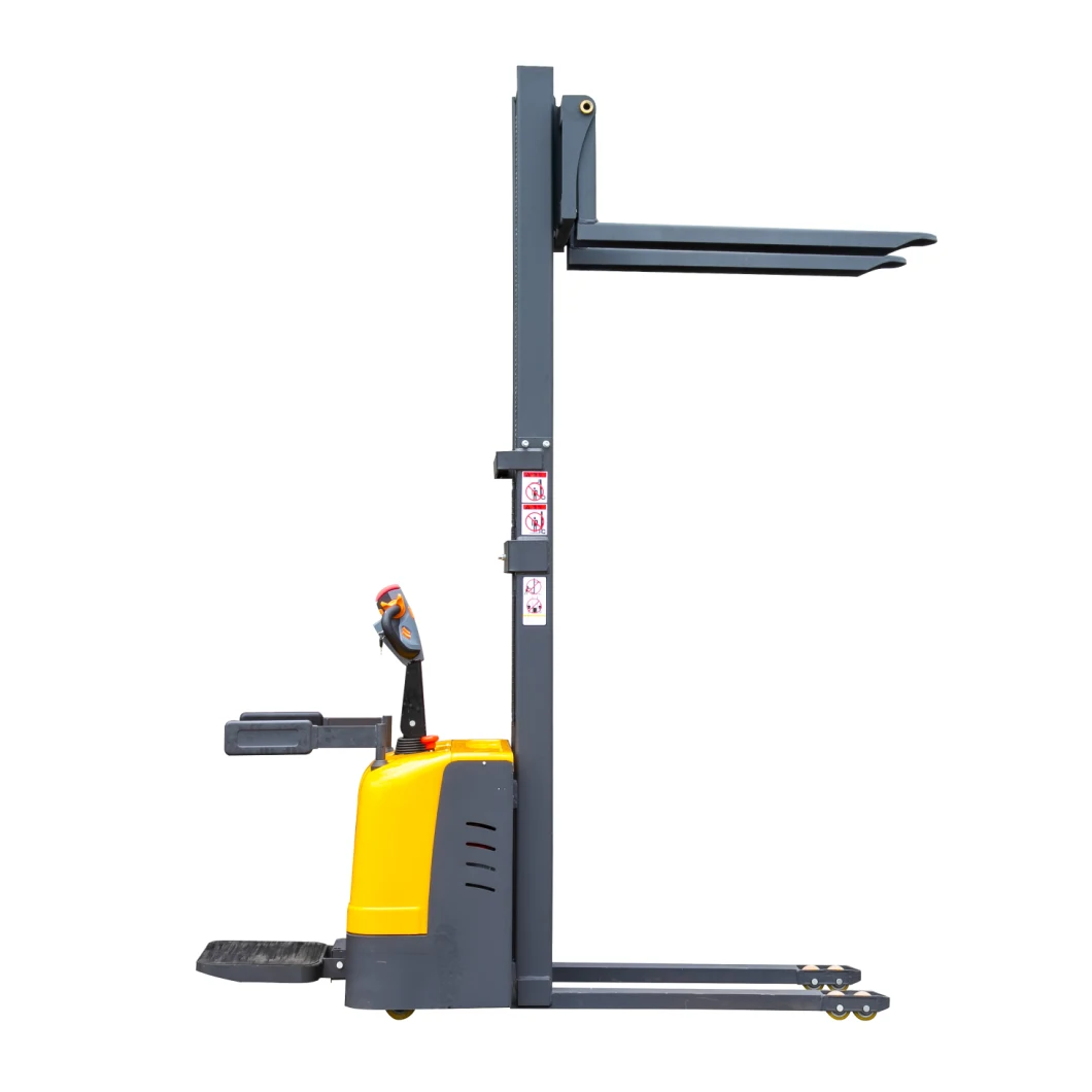 1500kg 1.5ton Lifting 5000mm 5meter Electric Hydraulic Standing Pallet Lifter
