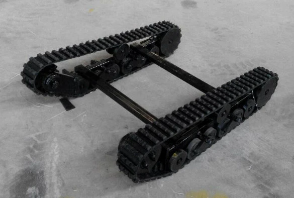 Small Robot Rubber Track Undercarriage (31.5