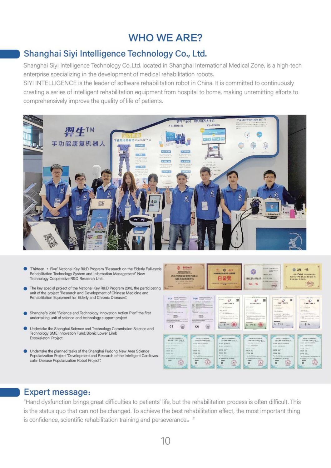 Hand Robotic Rehabilitation Device Rehabilitation System for Clinic