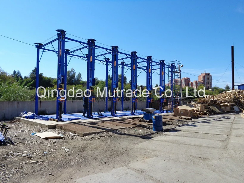 Four Post Smart Stacker Vertical Hydraulic Car Storage Mechanical Double Stacker Parking System