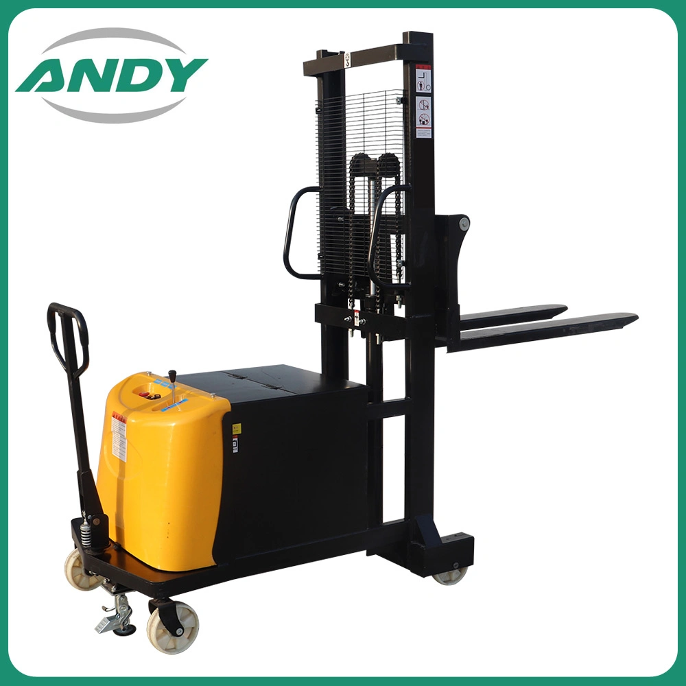 1.0ton 1000kg Lifting 1600mm Material Handling Equipment Semi Electric Lifting Equipment Loading Container