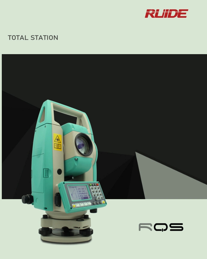 Ruide Rqs GPS Collimator Data Collector Robotics 5000m Single Prism Reflectorless Total Station