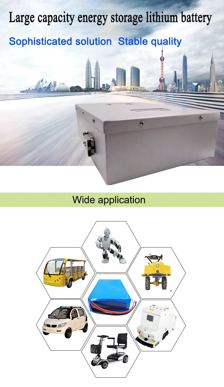 Automated Guided Vehicle/Robot Lithium/Li-ion/LiFePO4 Battery 24V 100ah