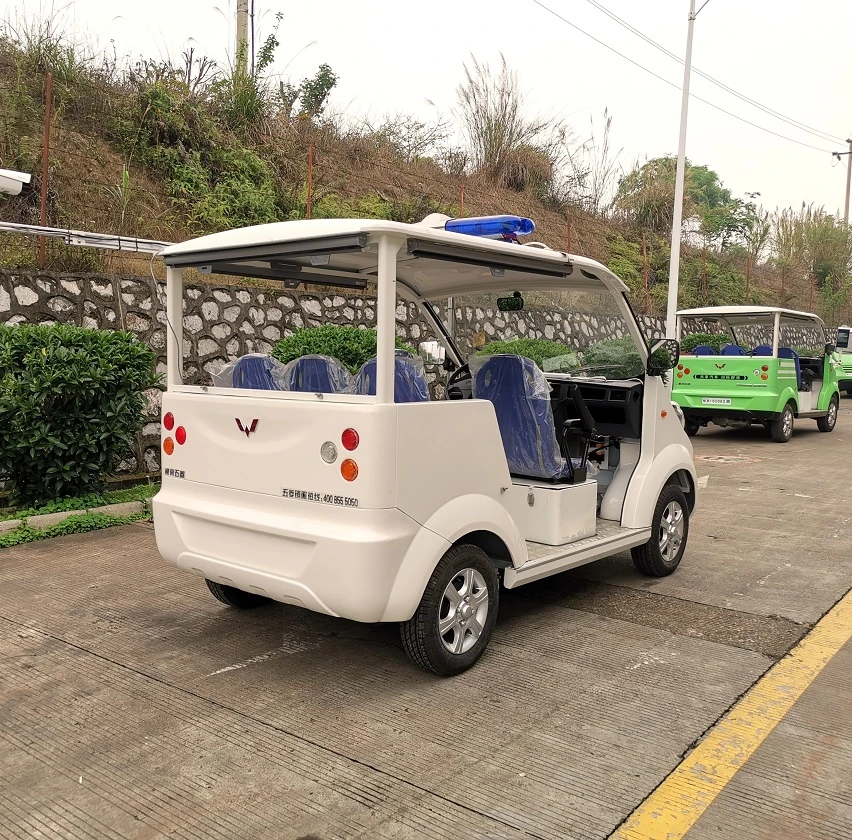 Popular 5 Seater 48V Mini Electric Golf Cart Mini Tour Bus Tourist Shuttle Sightseeing Car Golf Buggy Made in China