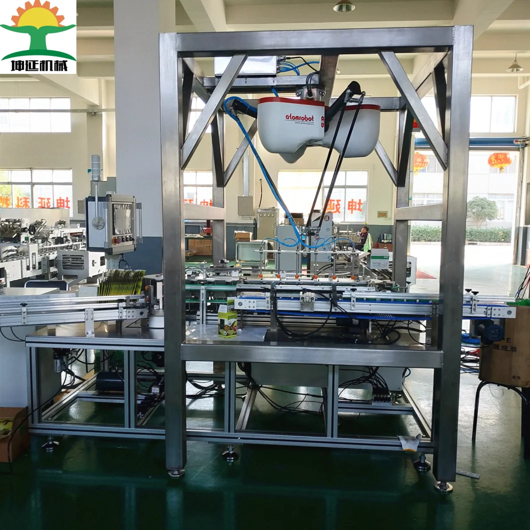 Automatic Robotic Arm for Packing Box Stocking with Conveyor System