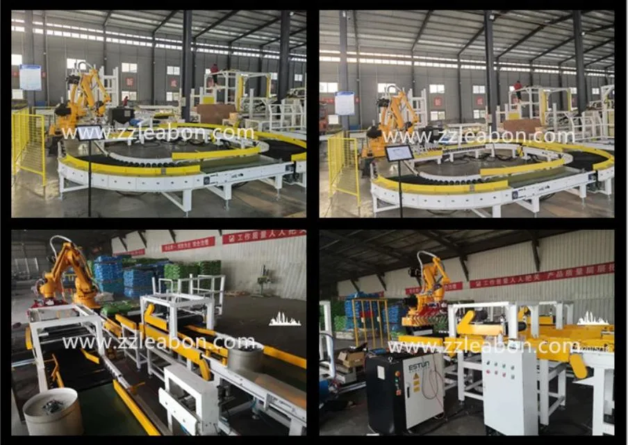 Automatic Bagging Packaging and Palletizing Stacking Machine Robot Palletizing Packing Production Lines